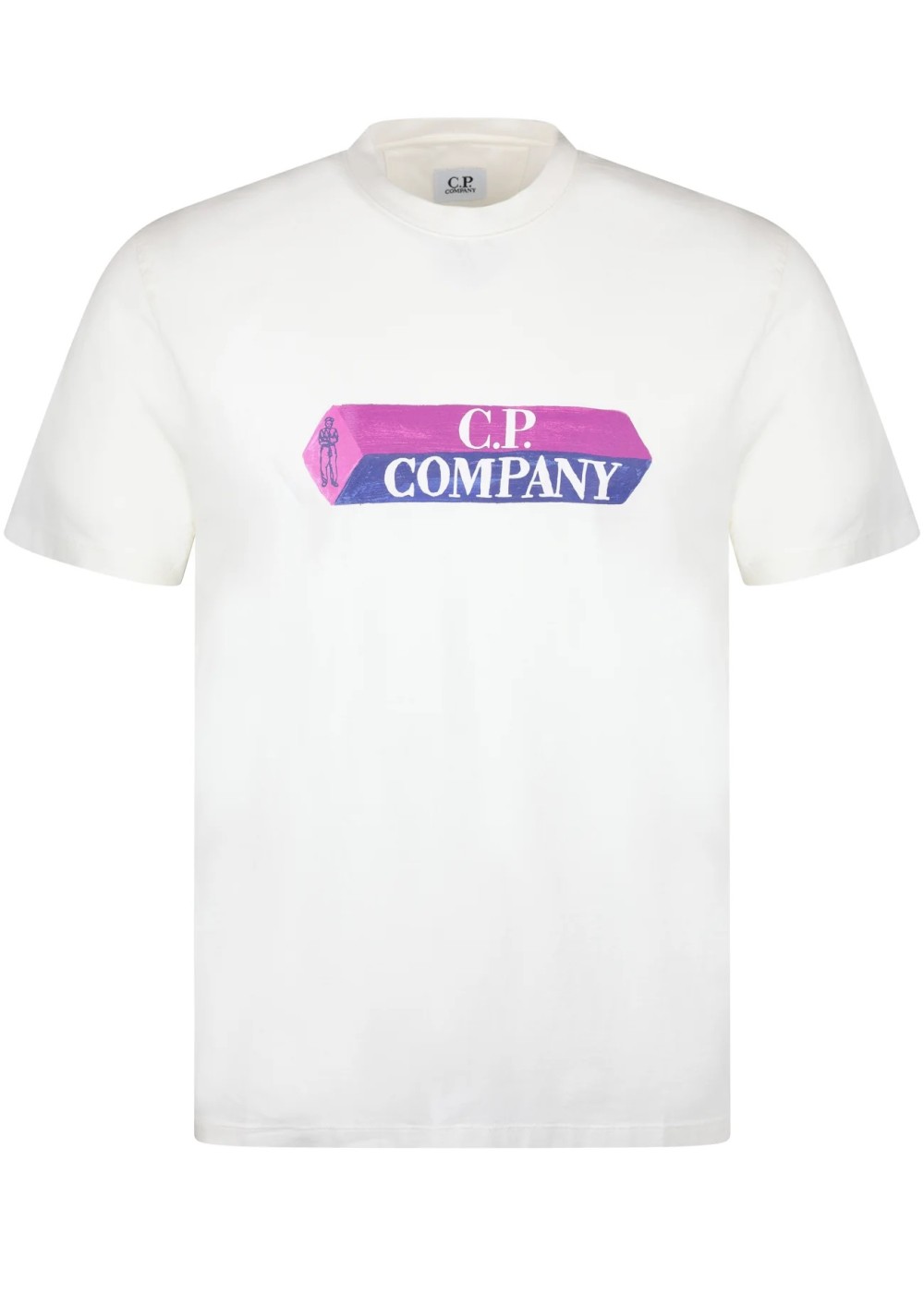 C.P. COMPANY TEE SHIRT C.P. COMPANY 3D LOGO  CPTEESHIRT chez Graphiti Concept Store Dieppe