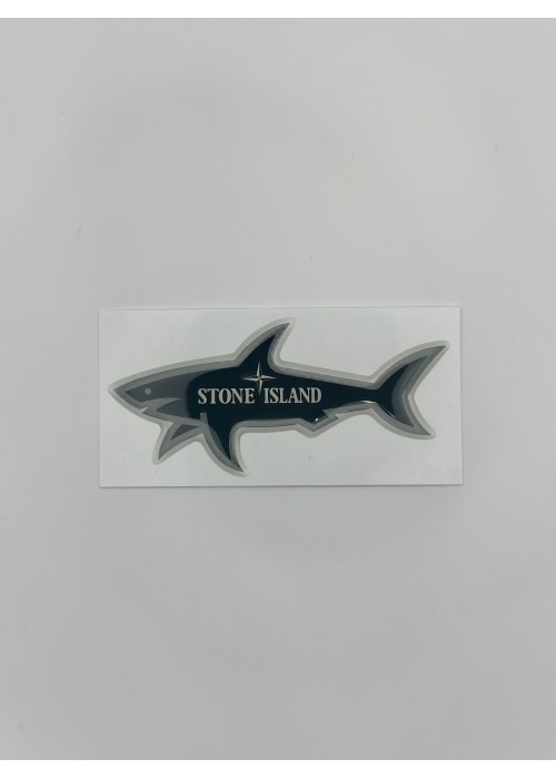 STICKERS SHARK STICKER SHARK STONE NOIR  SHARKSTONENOIR chez Graphiti Concept Store Dieppe