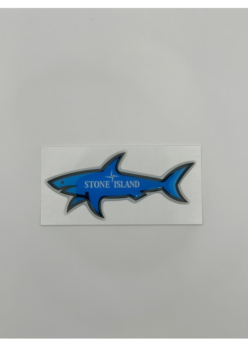 STICKERS SHARK STICKER SHARK STONE BLEU  SHARKSTONEBLEU chez Graphiti Concept Store Dieppe