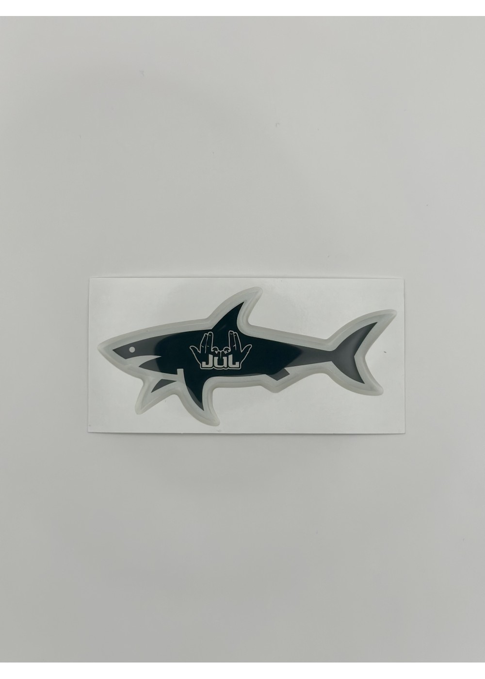 STICKERS SHARK STICKER SHARK JUL BLACK WHITE  SHARKJULBLACKWHITE chez Graphiti Concept Store Dieppe