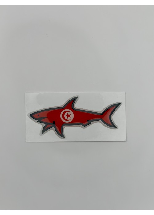 STICKERS SHARK STICKER SHARK TUNISIE  SHARKTUNISIE chez Graphiti Concept Store Dieppe