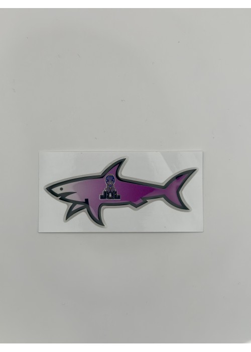 STICKERS SHARK STICKER SHARK JUL VIOLET  SHARKJULVIOLET chez Graphiti Concept Store Dieppe