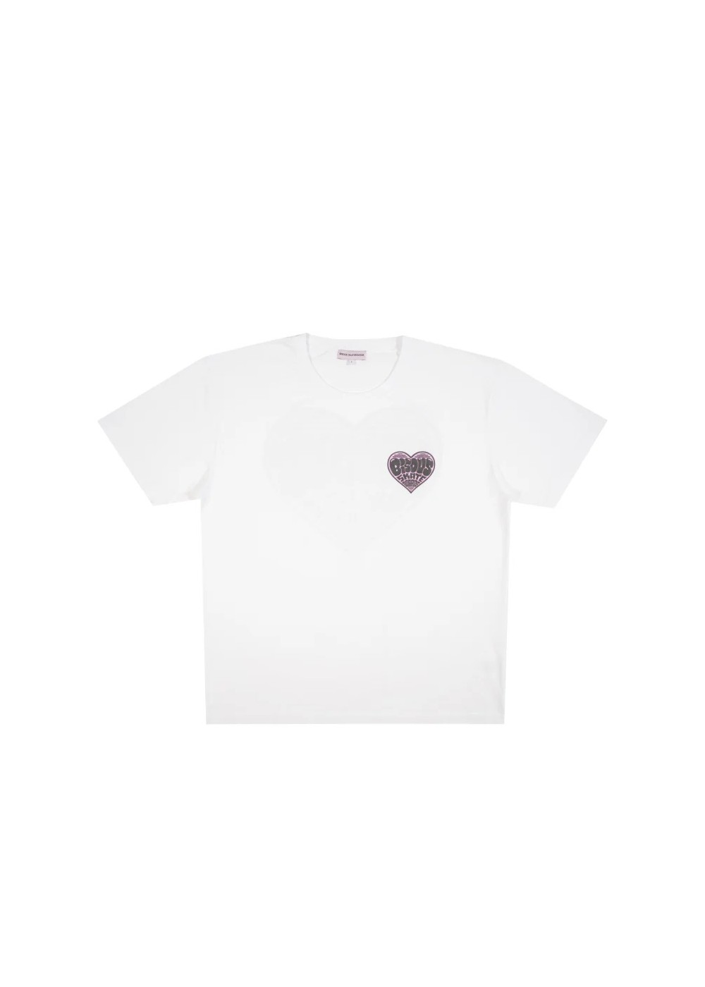 Bisous Skateboard TEE SHIRT BISOUS HEART  BHEART chez Graphiti Concept Store Dieppe