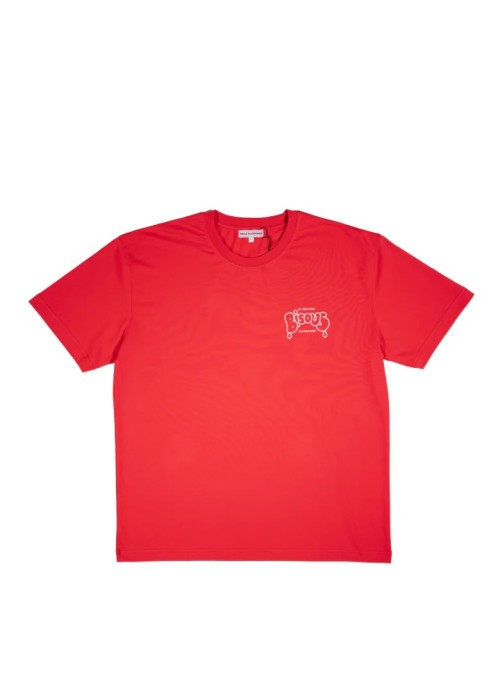 Bisous Skateboard TEE SHIRT BISOUS VERITABLE RED  BVERITABLERED chez Graphiti Concept Store Dieppe