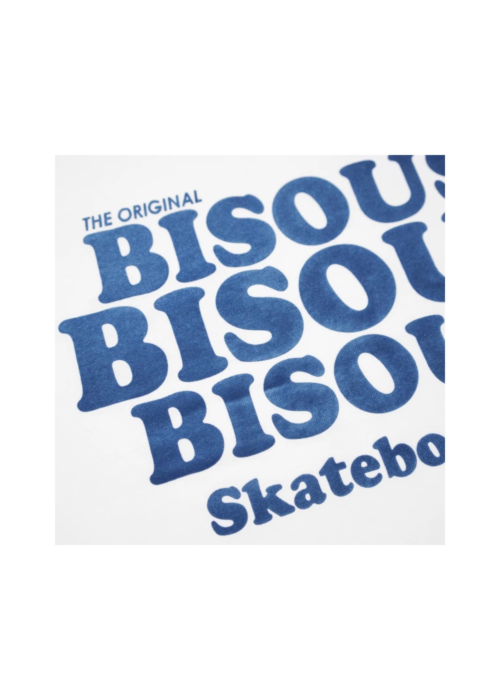 Bisous Skateboard TEE SHIRT BISOUS GREASE WHITE  BGREASEWHITE chez Graphiti Concept Store Dieppe