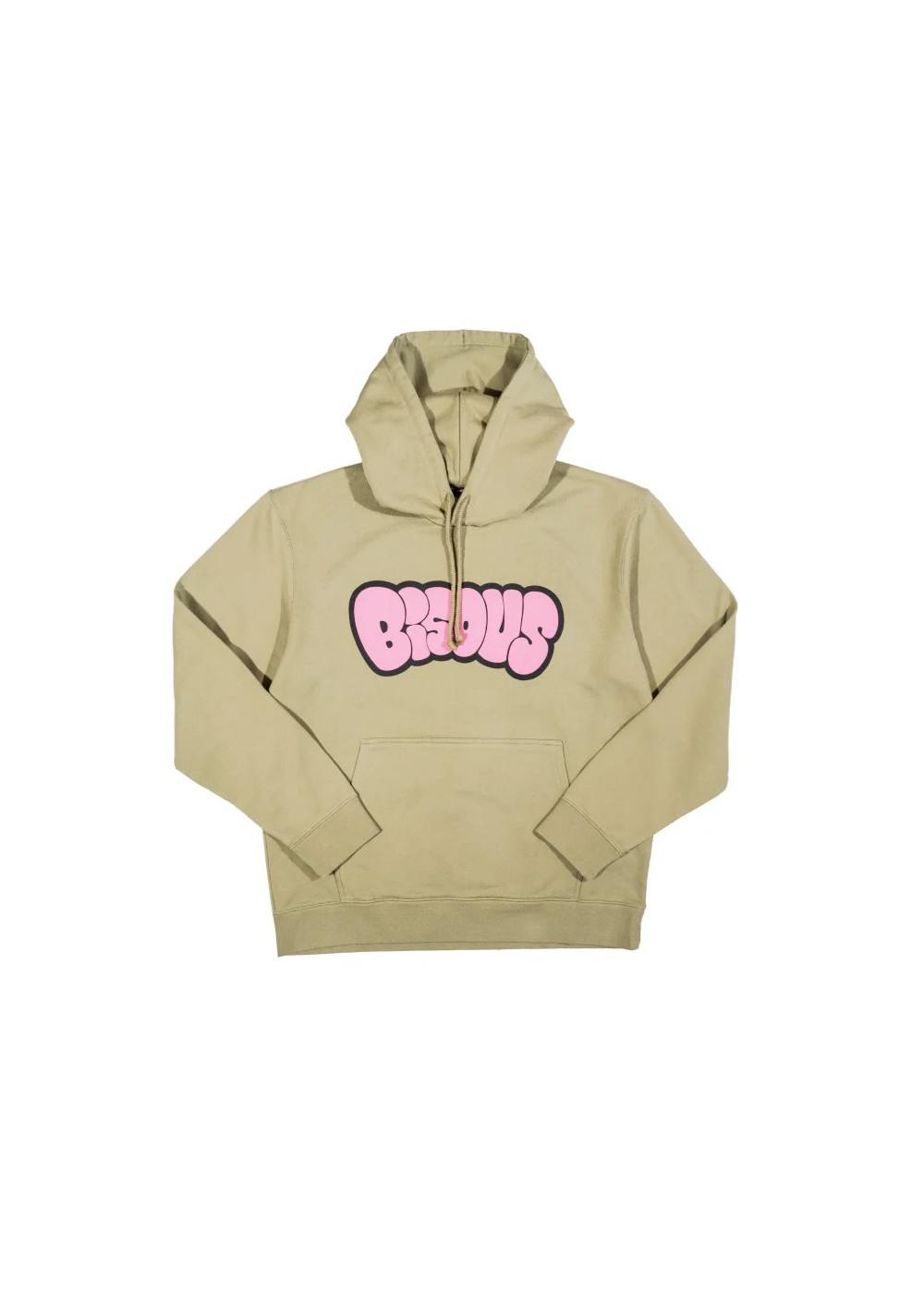 Bisous Skateboard SWEAT BISOUS HOODIE HEART LIGHT OLIVE  BHOODIEHEARTLIGHTOLI chez Graphiti Concept Store Dieppe