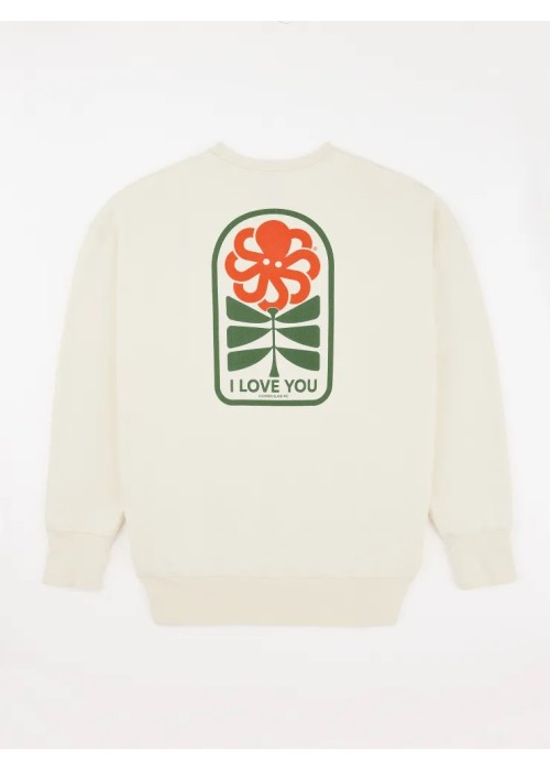 Jonsen Island SWEAT SHIRT CLASSIC GUSTAVO FLOWER LOVE  JIGUSTAVOFLOWERLOVE chez Graphiti Concept Store Dieppe