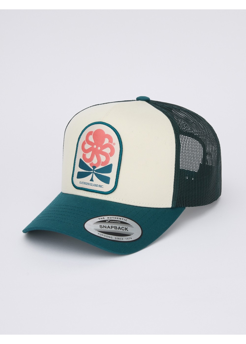 Jonsen Island CASQUETTE TRUCKER FLOWER LOVE  JICLASSICFLOWERLOVE chez Graphiti Concept Store Dieppe